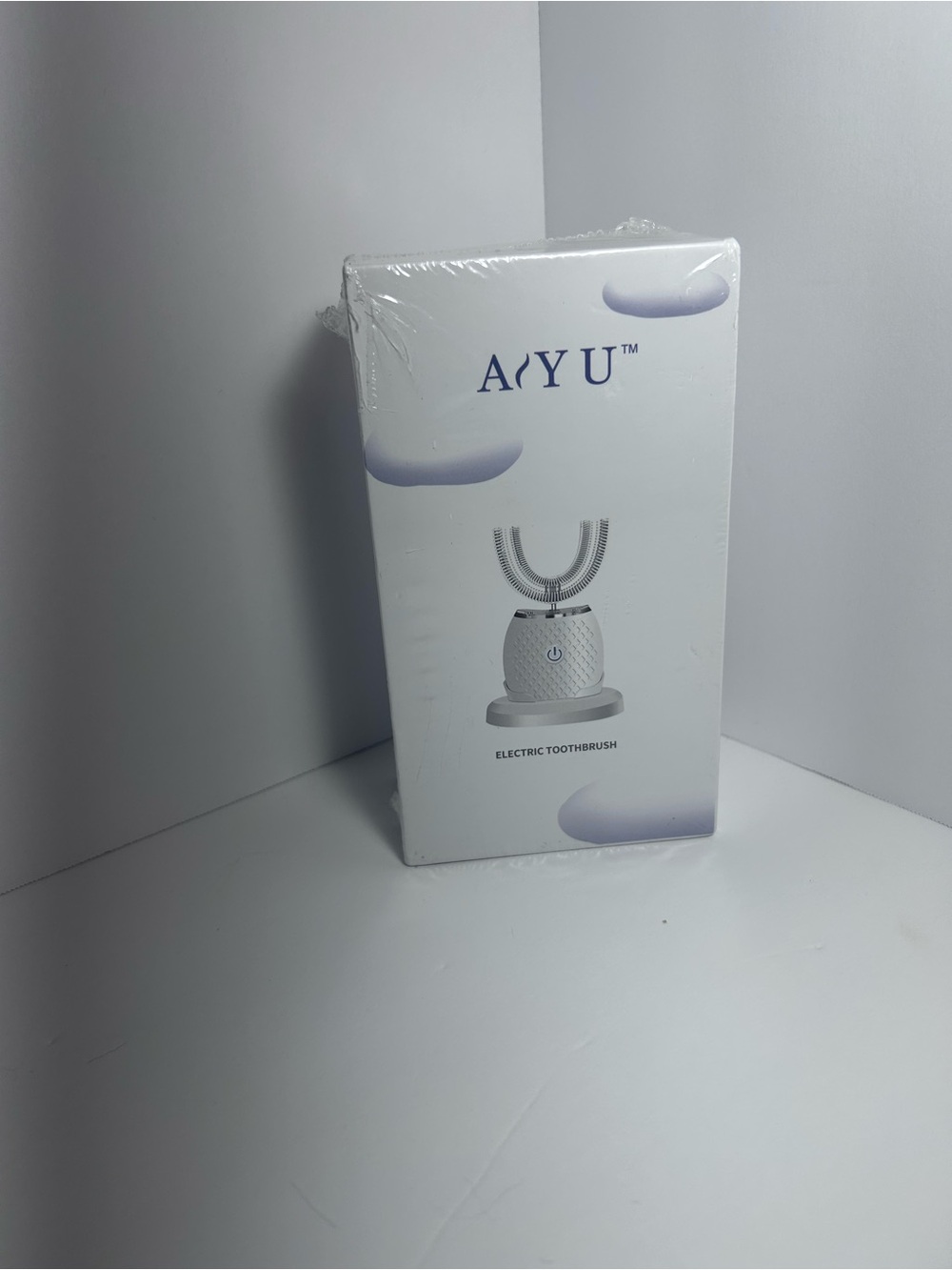 White Electric U-Shaped Toothbrush